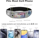 HAISSKY Running Belt Waist Pack Ultra Light Water Resistant 6.9 Inch Phone view 3