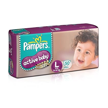 amazon pampers l size