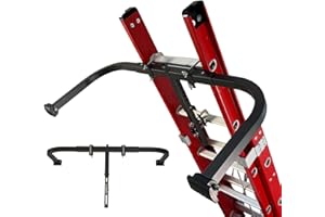 Startingtool Ladder Stabilizer, Extension Ladder Stabilizer for Roof, Adjustable Ladder Standoff Attachment for Gutters, Wind