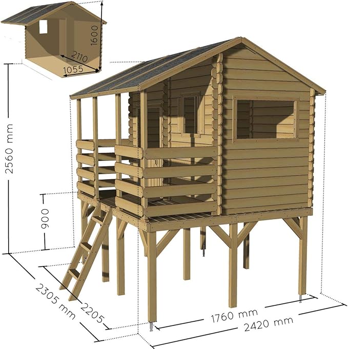soulet amaryllis wooden playhouse