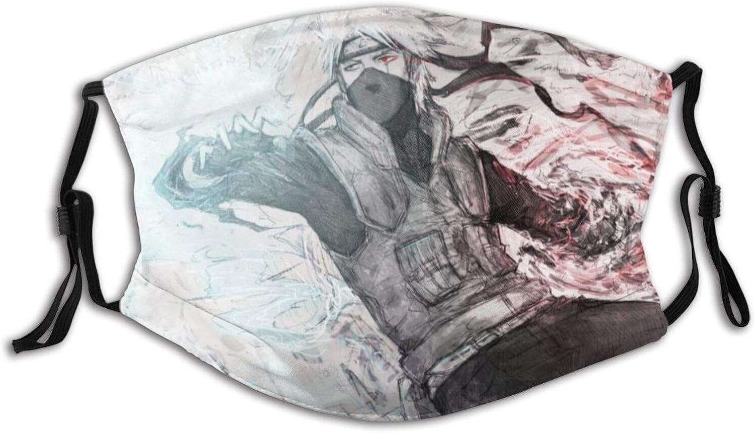 Kakashi Hatake 3D Print Face Mask Mens Women Adult Kids