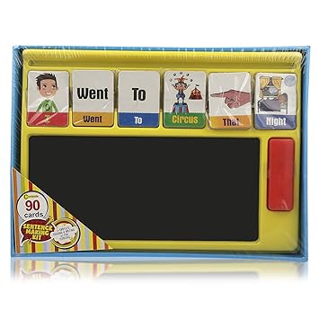 Krireen Sentence Making Kit 90 Cards Educational Toys for Kids, Child