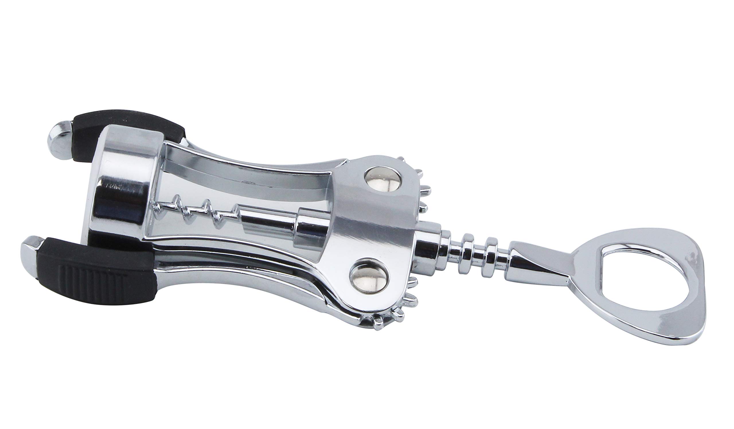 HomeHome Stainless Steel Wine Opener, Silver, 200 g, BD-BAR-WO