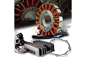 ExtremePowersports OE Magneto Coil Stator+Voltage Rectifier+Gasket for 06-17 Suzuki GSXR600/GSXR 600/GSXR750/GSXR 750/GSX-R600/GSX-R750/Gixxer/K6-L7 31401-01H20/31401-01H10/01H00/32800-16G02/47H00