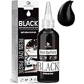 Epoxy Resin Pigment - 3.4 fl.oz / 100ml High Concentrated Black Dye Paste for Resin Art, River Table, UV Resin Jewelry Making