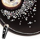 CANVALITE 1500PCS Rhinestones 6 Sizes Flat Back Gems Nail Art Kit with Tools view 6