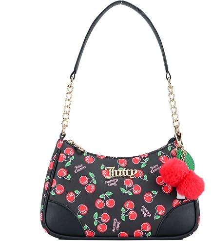 Amazon.com: Juicy Couture Retro Strawberry Satchel, Blue Gleam and