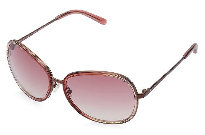 calvin klein oval sunglasses