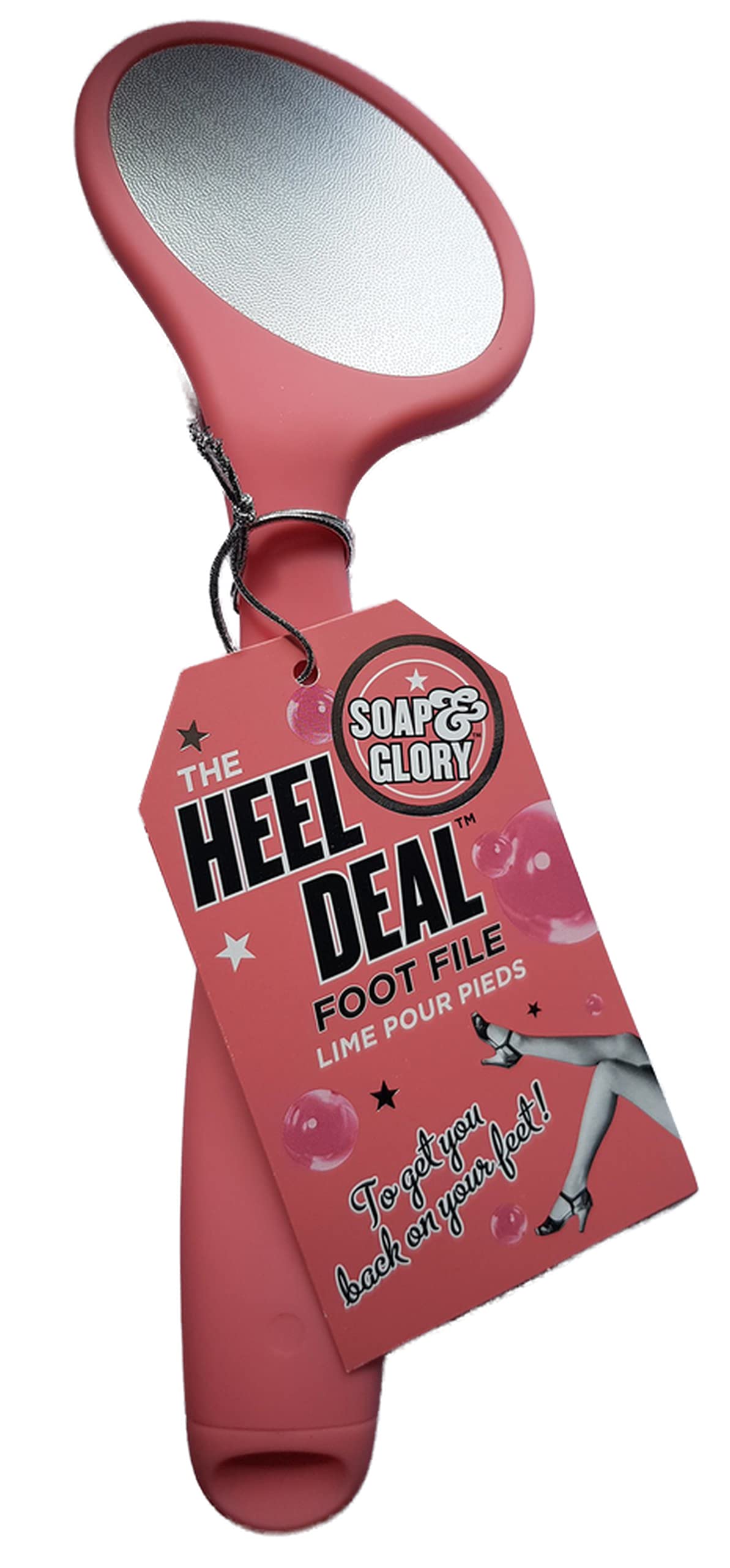 Soap & Glory The Heel Deal Foot Buffer Pink *New*