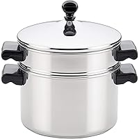 Farberware Classic Series Sauce Pot/Saucepot with Steamer Insert, 3 Quart, Silver