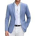 COOFANDY Mens Casual Blazer Slim Fit Suit Jacket Lightweight One Button Business Sport Coats