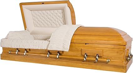 Amazon Com Westmount Solid Wood Caskets Solid Poplar Casket With