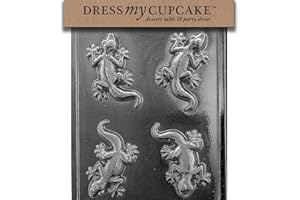 Dress My Cupcake DMCA133 Chocolate Candy Mold, Lizard