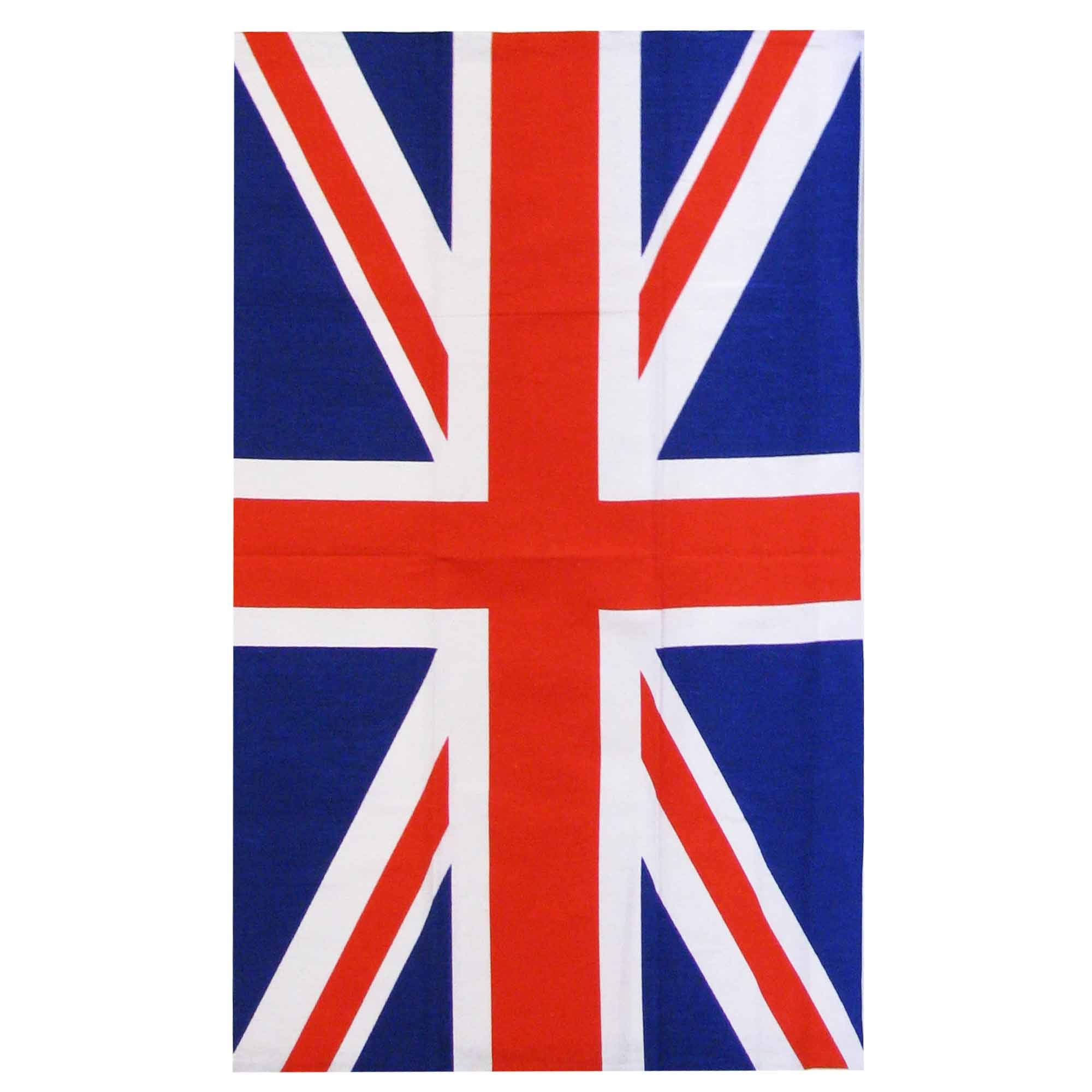 Union Jack Flag Design Cotton Kitchen Tea Towel (100% Cotton & Measures 80cm x 48cm)