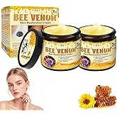 2PCS Bee Venom Skin Restoration Cream, Professional Bee Venom Skin Treatment Cream, BeeVenom ComprehensiveCream, Moisturizer & Effectively Reducing Imperfections for All Skin Types