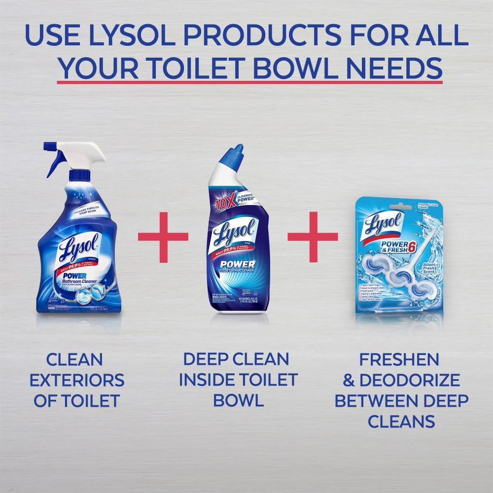Lysol Power, Toilet Bowl Cleaner, 48oz: Health & Personal Care