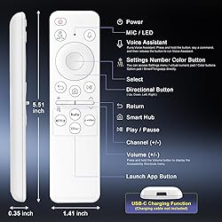 Voice Rechargeable Remote for