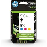 HP 910 / 910XL (3JB41AN) Ink Cartridges (Cyan Magenta Yellow Black) 4-Pack in Retail Packaging