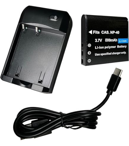 Amazon.com : USB Battery Charger for Casio Exilim EX-Z1080, EX