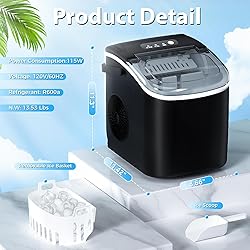 Antarctic Star Countertop Ice Maker Portable Ice