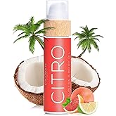 COCOSOLIS CITRO Tanning accelerator - organic tanning oil with vitamin E & citrus scent for a quick, intensive tan - tanning enhancer for a rich chocolate tan - nourishing body lotion