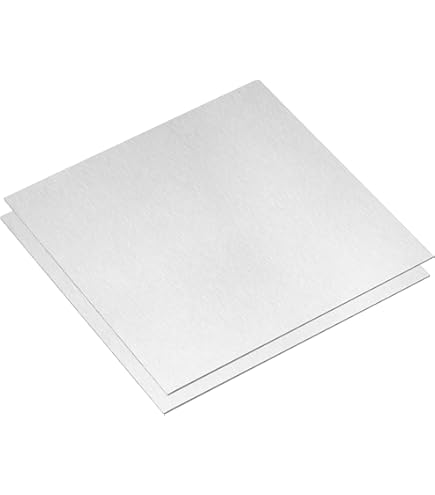 Therwen 4 Pack 6061 T651 Aluminum Sheet Metal 12x12x1/8'' And 1/16'' Thickness - View #8