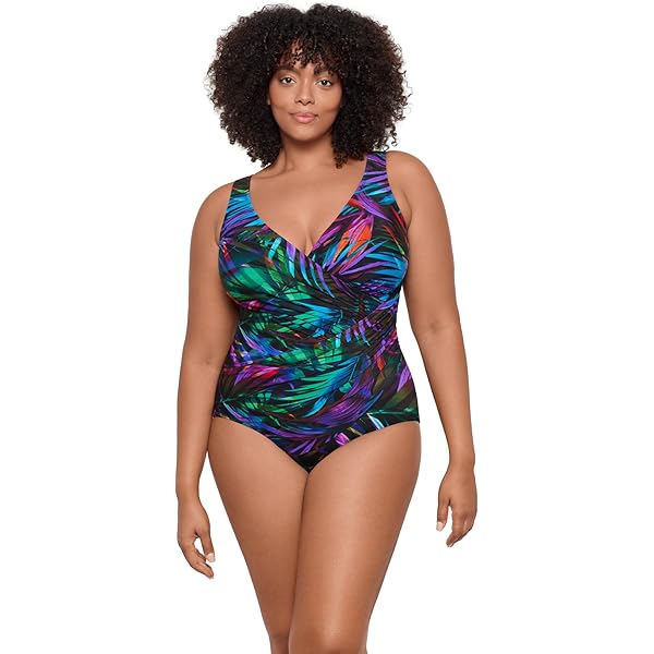 Womens Swimsuit Miraclesuit Women's DDD-Cup One Piece Swimsuit