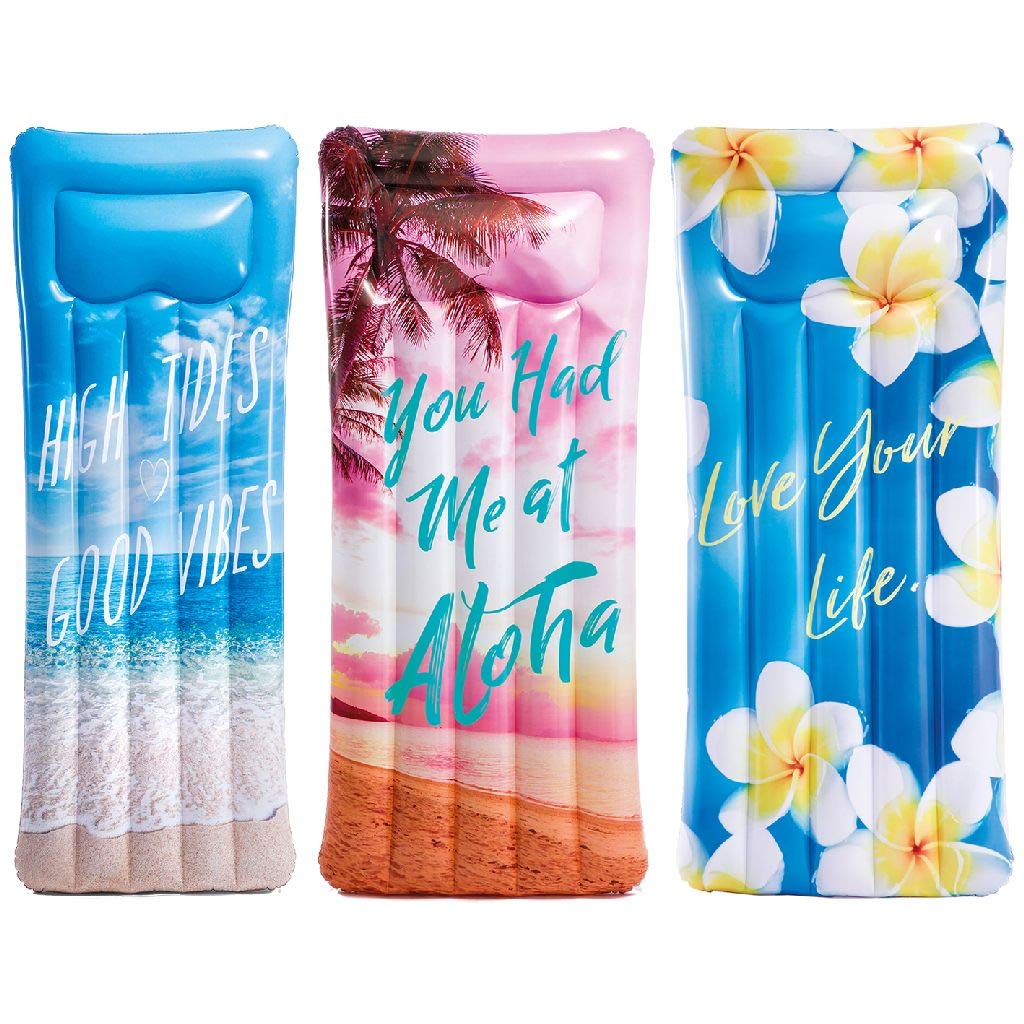 Intex Hawaii Mattress, 178 x 84 cm , single unit , Assorted model