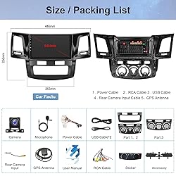 Android Car Stereo Radio for Toyota Fortuner Hilux