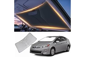 LZYYQX Windshield Sun Shade for Toyota Prius Front Window Shades Cover for 2010-2024 Prius Windshield Sun Visor Protector Car Accessories