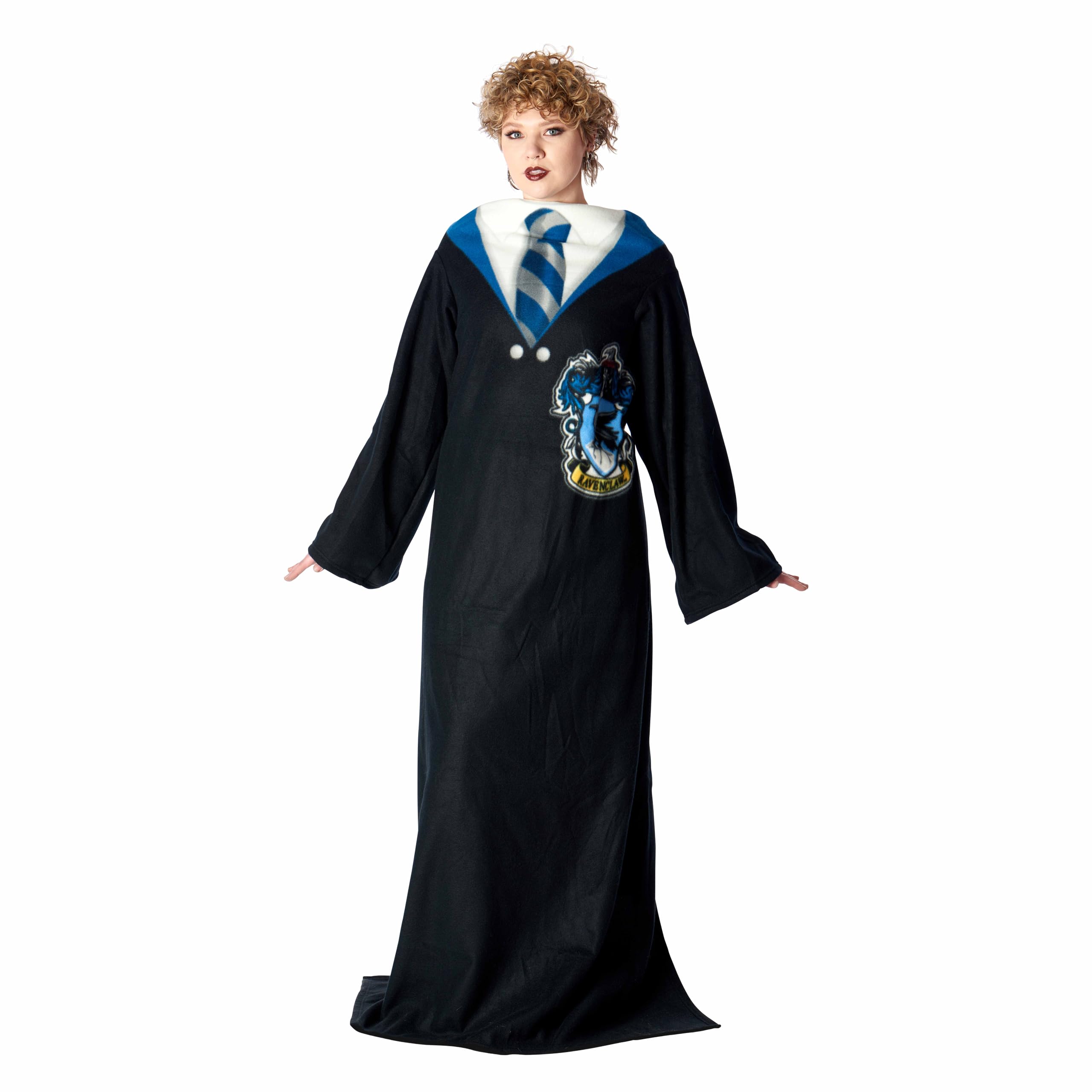 Northwest Comfy Throw Blanket with Sleeves, 48 x 71 Inches, Ravenclaw Rules