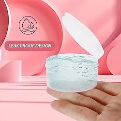 ZFYOUNG 150pcs plastic cosmetic jar 7g/7ml clear