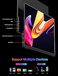 WGK Portable Monitor 14 Inch FHD1200P Ultra-Slim