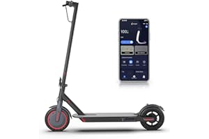 MAXSHOT Electric Scooter, 8.5" /10" /14" Tire, 16/19/22 Mph Top Speed, 12/22/27/28/49 Miles Long Range, Folding Escooter for Adults and Teens with Dual Braking,Dual Suspension, App