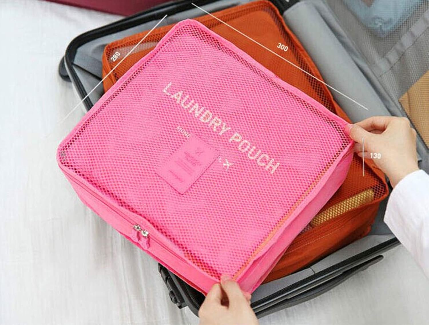  | Travel Organizer, Mossio Multifunctional Compact Clothing Packing Cube Wine Red | Packing Organizers