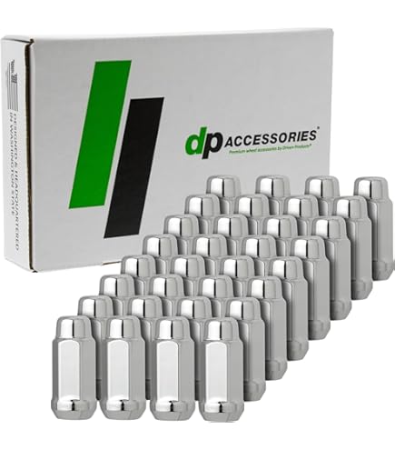 Amazon.com: DPAccessories Chrome 9/16-18 Lug Nuts - Closed End XXL