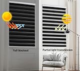 Taiyuhomes Day Night Zebra Roller Blind 50x150cm Aluminium Cassette view 4