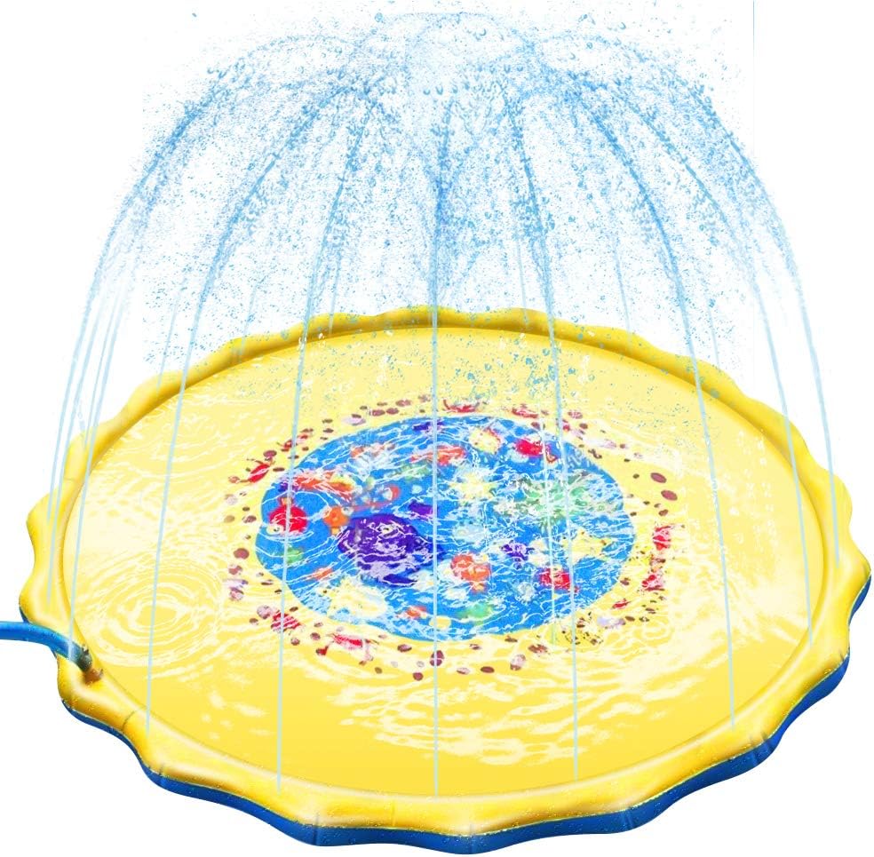 ExtremeRebate--welltop 170CM Splash Pad Sprinkler Wasser-Spielmatte