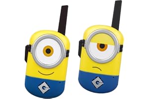 eKids Minions Walkie Talkies for Kids Inspired by Despicable Me 4, Indoor and Outdoor Toys for Fans of Minions Toys