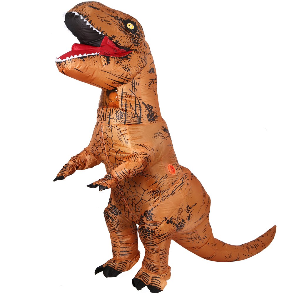 Inflatable Dinosaur TRex Costume Adult Size Fancy Dress Halloween