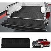 LASFIT Tailgate Mat for Ram 1500 2009-2018, for Ram 2500/3500 2009-2025, for Ram 1500 Classic 2019-2024 Standard Tailgates, All Weather TPE Tailgate Protector Liner Replacement Accessories, Black