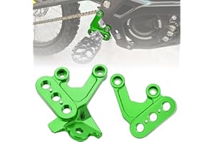 SMOTRCC SMOTECC Surron Foot Peg Brackets, Electric Bike CNC Motorcycle FootPeg Pedal Bracket Compatible with Sur Ron Light Bee X/Sur Ron Light Bee S -Green