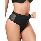 Cephermer Thong Tummy Control Shapewear Underwear for Women Low Rise Seamless Body Shaper Panties Girdle