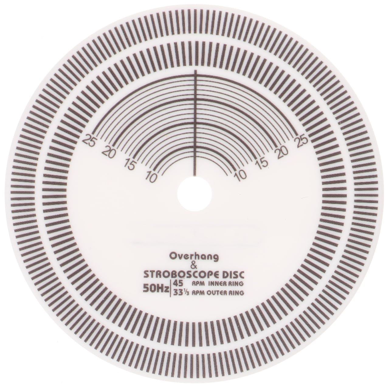 Gadpiparty Vinyl Record Speed Tester with Calibration Disc and Alignment Tool for 33/45/78 Turntable Record Player Maintenance