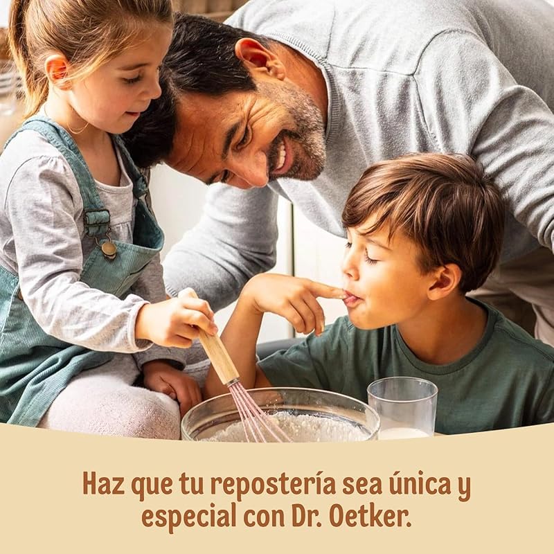 - Bizcocho Casero Pack 8 Uds x 340 g, Sabor Fresco y Natural, Incluye Sobre con Azúcar Glas, Toque a Vainilla, para Repostería y Pastelería, Preparación Fácil y Rápida