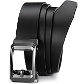 CHAOREN Ratchet Belts for Men - 1.5" Mens Belts Genuine Leather for Causual Jeans - Versatile Fit, Customizable Style