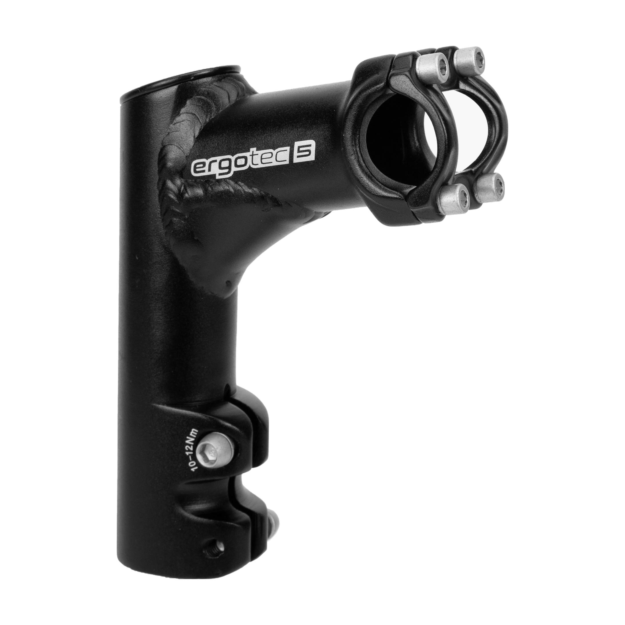 ergotec Comfi 25.4 Ahead AL6061-T6 Bicycle Stem Aluminium 15° Black/Sandy black/sand Size:80mm