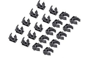 Redrock Performance Pipe Clip Plastic Tubing Clamp for 1/2"(16mm OD) Tubing 20PCS