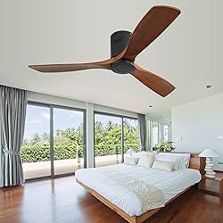 CACI Mall 52'' Ceiling Fan without Lights Remote