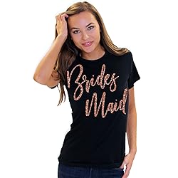 Plus Size Bridesmaid Shirt - Rose Gold Glam